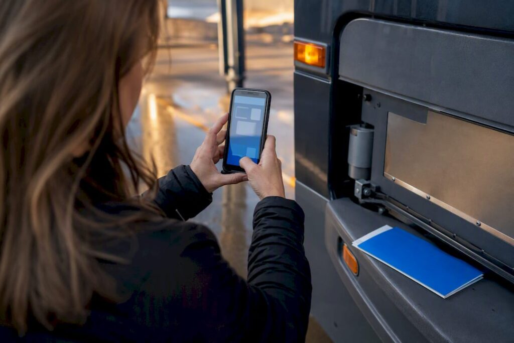 Planner documenting charter bus safety issue